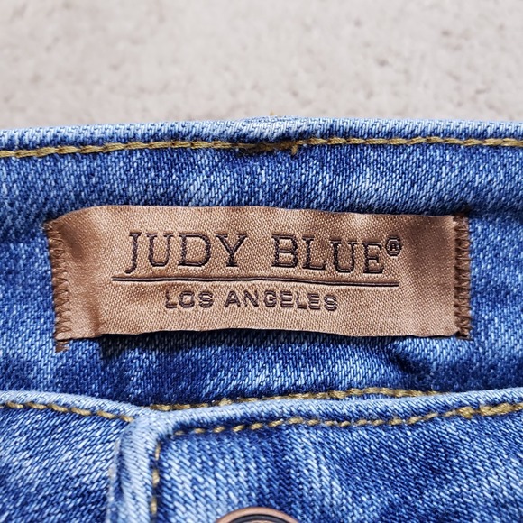 Judy Blue Jeans & Denim Vest Set XL 16W High Waist Sherpa Lined Shearling Cuff - Picture 11 of 16